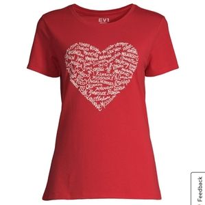 EV1 Red with White Heart United States XXL